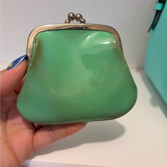Tiffany & Co. Patent Leather Kisslock Coin Purse - stained - Picture 2 of 15